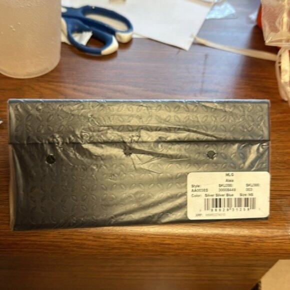 ALAÏA 61mm Cat Eye Sunglasses silver blue - Picture 3 of 12